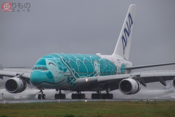 ANA巨大機「乗客ゼロ」で空へ…なぜ？ A380「フライングホヌ」 3