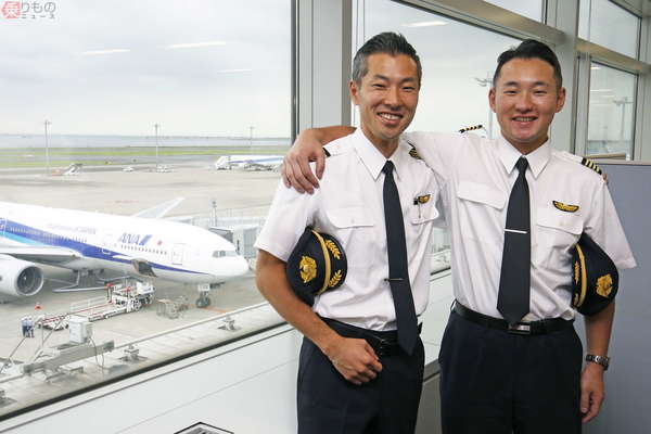 兄弟でanaの機長になる でも先輩は弟 兄弟パイロット の夢 実現のドラマ 乗りものニュース 2