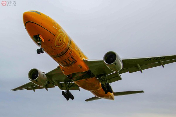 Anaなのに 青くない特別塗装機 たち 色も大きさもさまざま 日本未飛来巨大機も 乗りものニュース 2